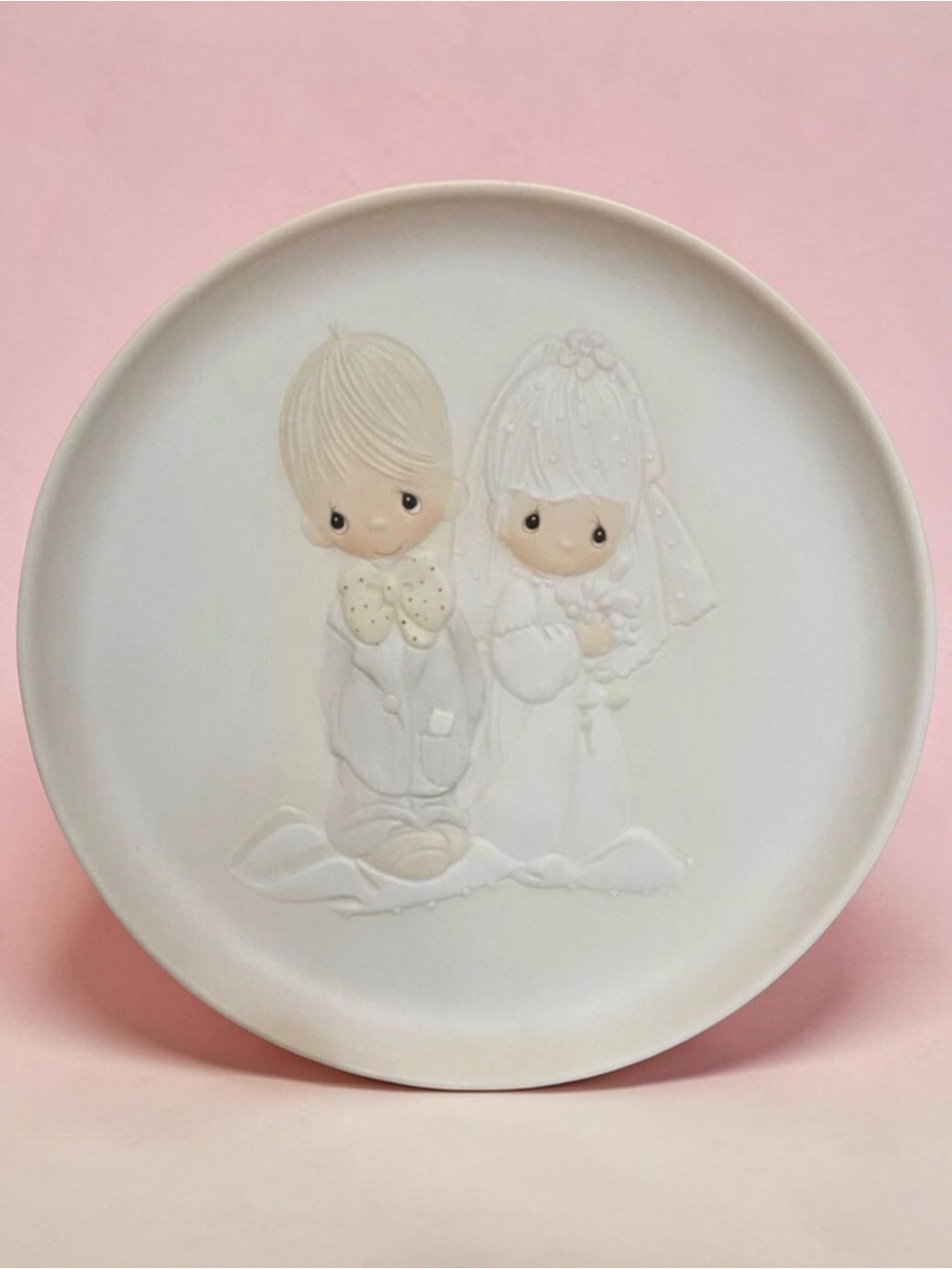 Vintage Precious Moments The Lord Bless You And Keep You Plate